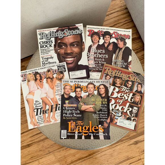 Lot of 5 Rolling Stone Magazines – 2008 Issues (1049–1053) – Chris Rock, The Rol - Picture 3 of 8
